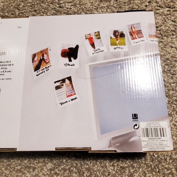 2/$45   🖼 BNIB umbra snap wall decor/Polaroid look frames - SET OF 9 - Picture 5 of 10